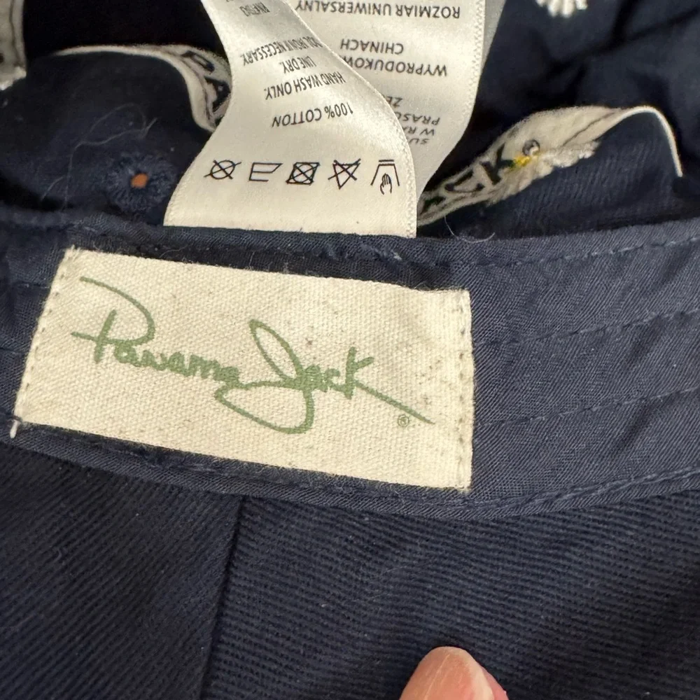 Panama Jack navy Daisy Bucket Hat kids one size fits most #springbreak